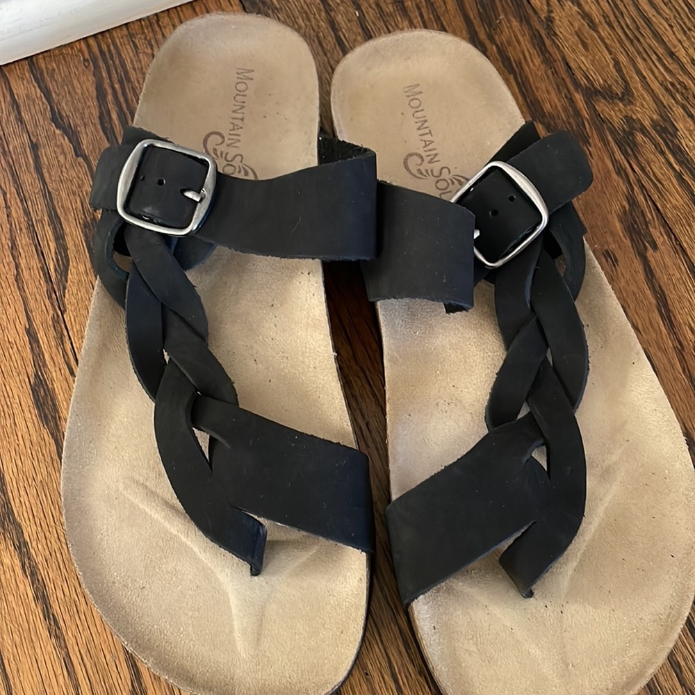 Mountain Sole braided sandals genuine leather - Picture 3 of 5